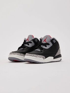 Kids Nike Air Jordan Retro “Black Cement 3” Size 2Y Used Condition